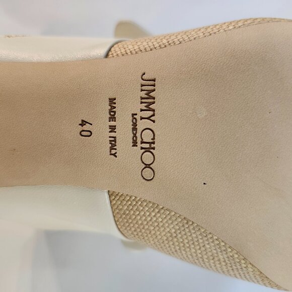 Jimmy Choo Rali 75 Heeled Mules - Picture 9 of 14